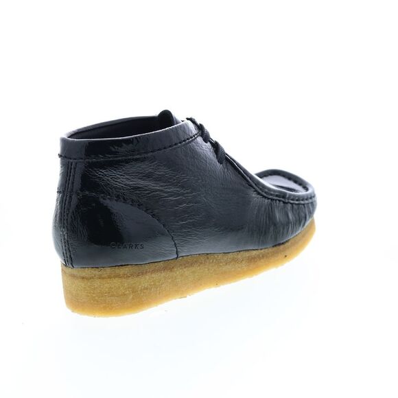 Clarks Womens Wallabee Boot Black Boots (NWT) - Picture 7 of 7